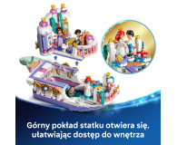 LEGO DISNEY 43299 Królewska łódź weselna Arielki - 1529815 - zdjęcie 5
